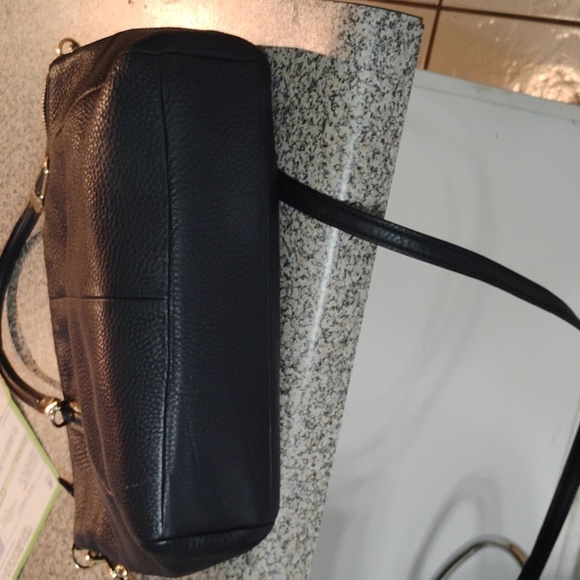 Coach Black Leather Satchel - Picture 6 of 9
